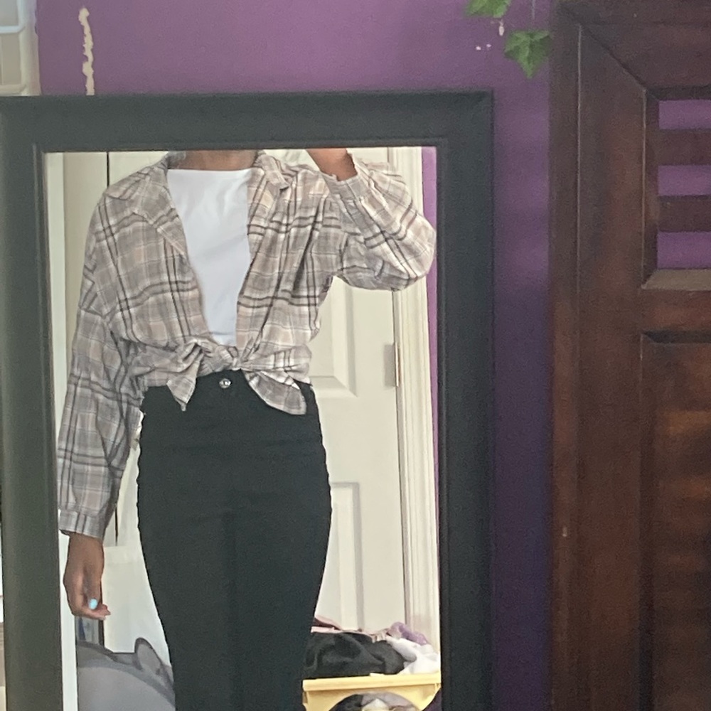 Brown flannel